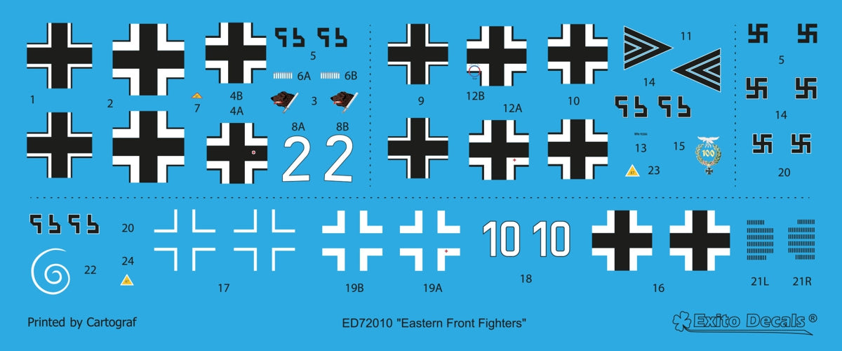 Exito Decals ED72010 1:72 "Eastern Front Fighters"