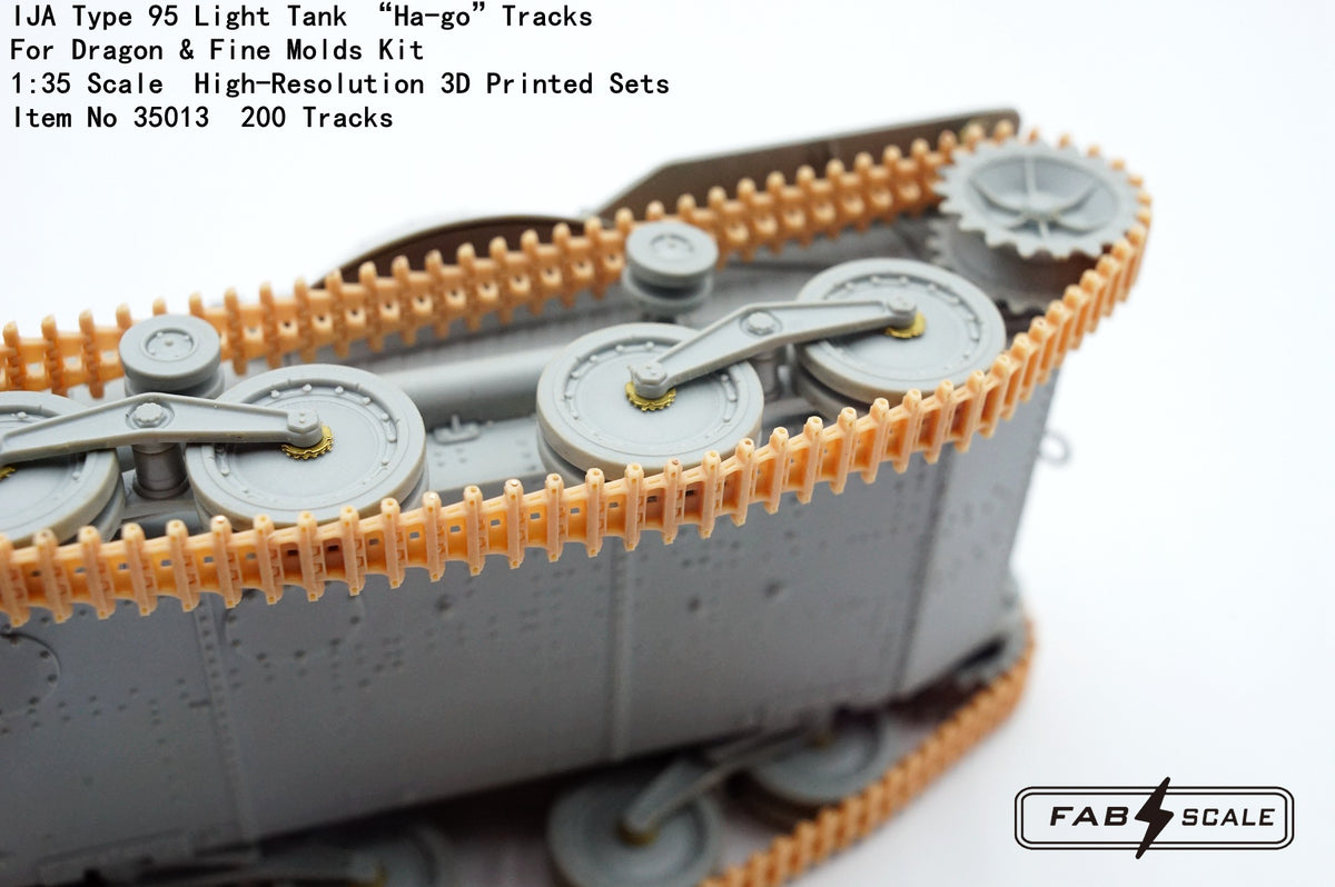 FabScale Studio FA35013 1:35 Type 95 IJA 'HA-GO' Light Tank Tracks