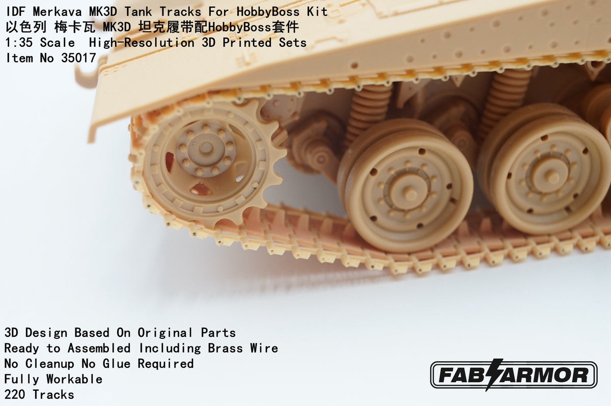 FabScale Studio FA35017 1:35 Merkava Mk.IIID IDF Tank Tracks
