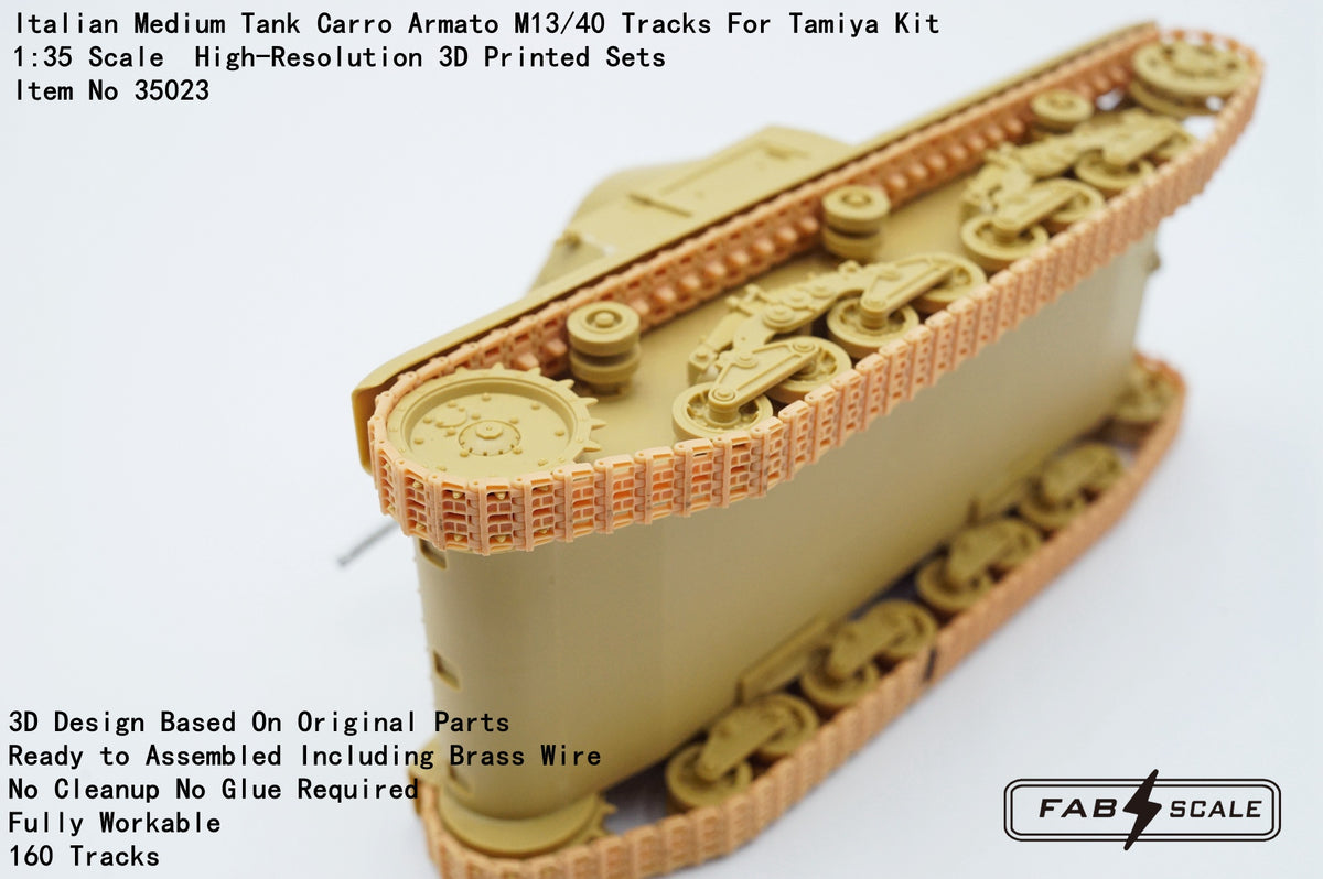 FabScale Studio FA35023 1:35 Italian Medium Tank Carro Armato M13/40 Tracks