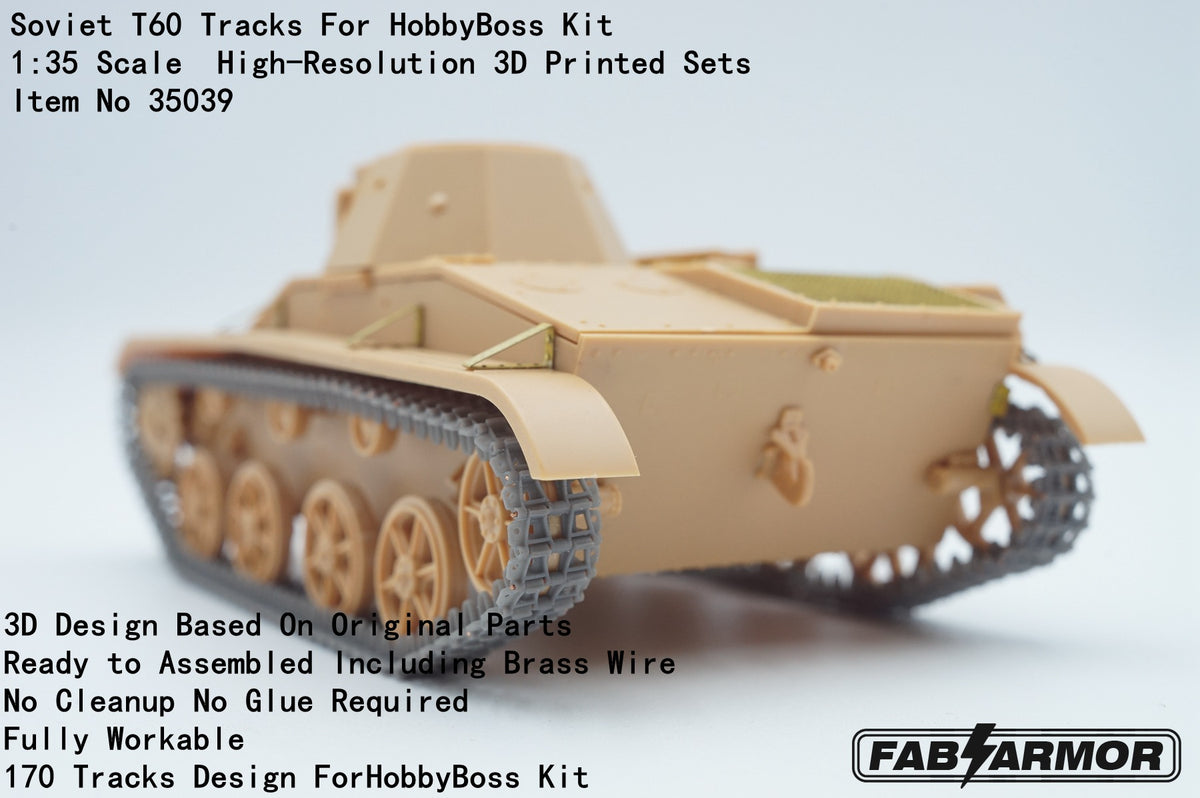 FabScale Studio FA35039 1:35 Soviet T-60 Tracks