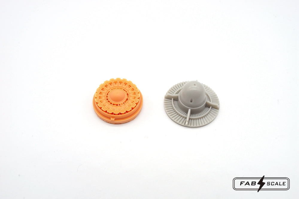 FabScale Studio FA48048 1:48 Mitsubishi F-2 or F-16D F110 Afterburner & Exhaust Nozzles Open Form