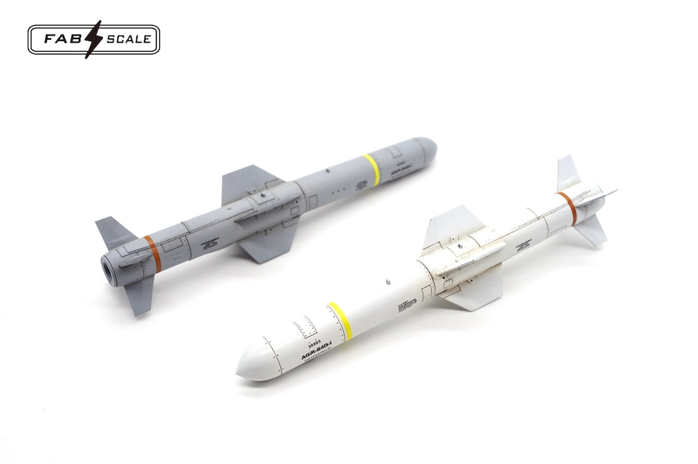 FabScale Studio FA48070 1:48 US AGM-84D Harpoon Anti-Ship Missile 2pcs
