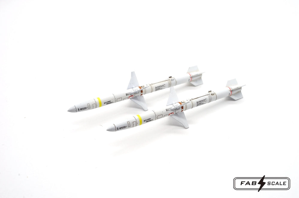 FabScale Studio FA48073 1:48 US AGM-88 Harm Missile with decals 2 Pcs