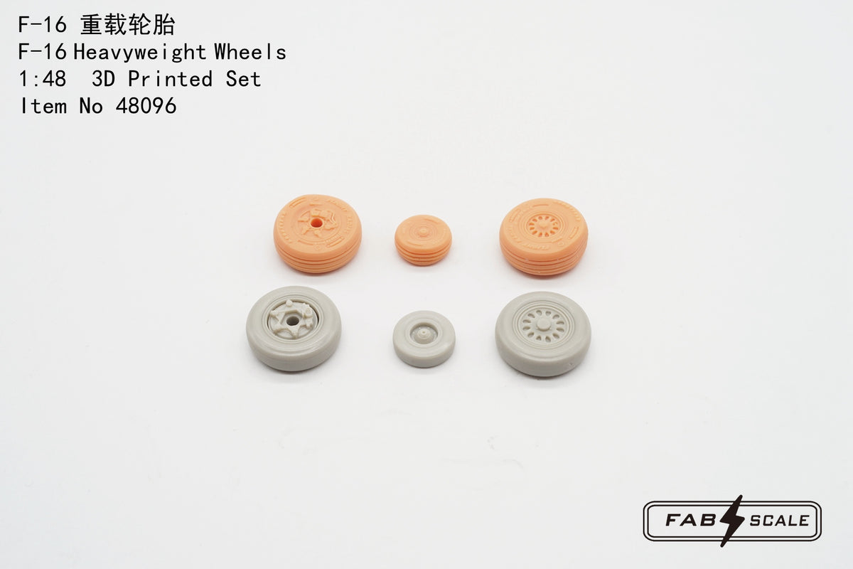 FabScale Studio FA48096 1:48 F-16 Heavyweight Wheels