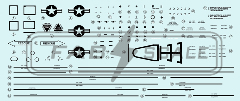 FabScale Studio FA48108D 1:48 USAF 8th OG Lockheed-Martin F-16C Special Scheme Gunsan Air Base 2023