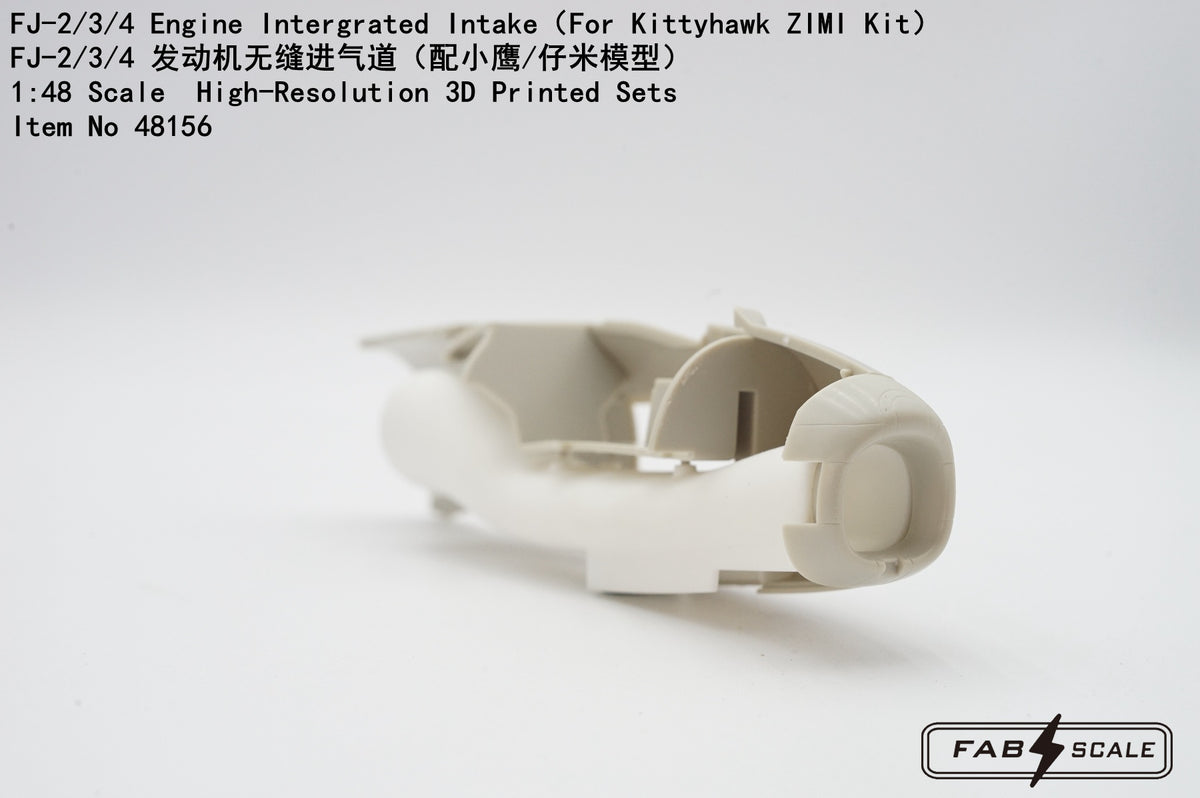 FabScale Studio FA48156 1:48 FJ-2/FJ-3/FJ-4 Fury Engine Integrated Intake