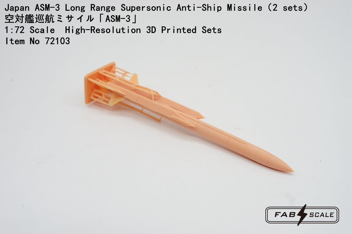 FabScale Studio FA72103 1:72 Japan ASM-3 Long Range Supersonic Anti-Ship Missile 2