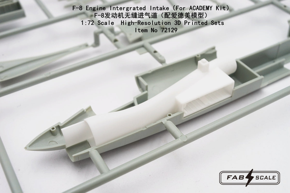 FabScale Studio FA72129 1:72 Vought F-8E/F-8J Crusader Engine Integrated Intake