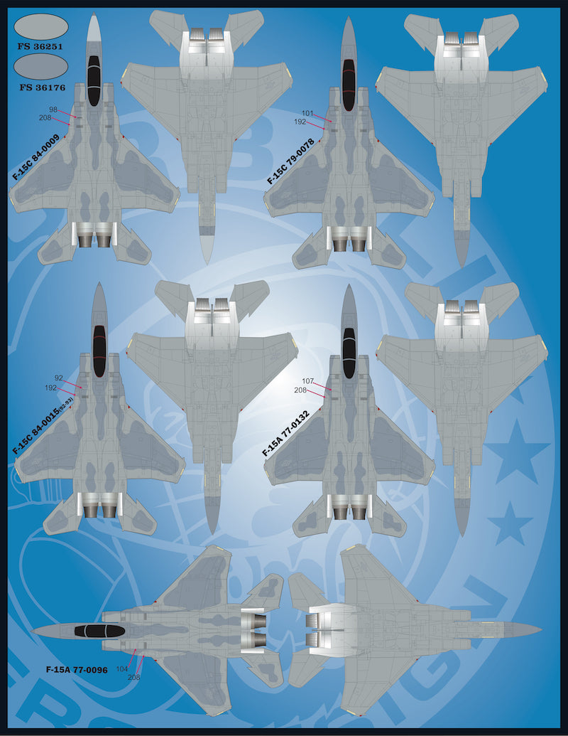 Furball Aero-Design 48-072 1:48 USAFE MOD Eagles'