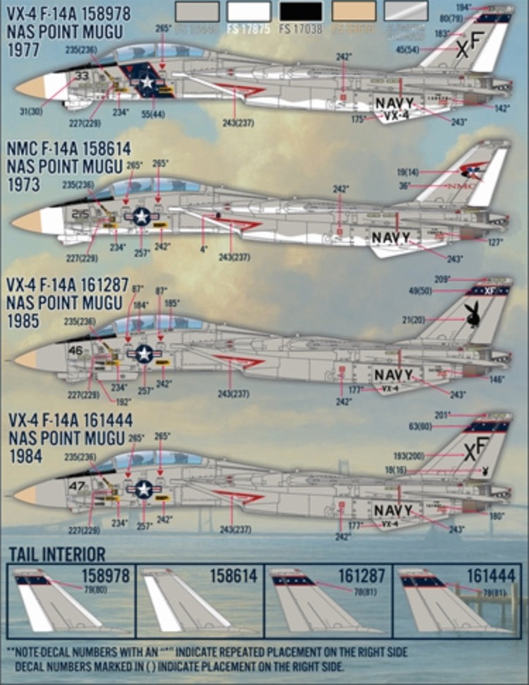 Furball Aero-Design DS4832 1:48 “Colors & Markings of US Navy Tomcats Part 13