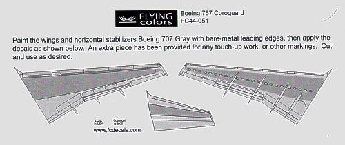 Flying Colors FC44051 1:144 Boeing 757 corrogard x 2