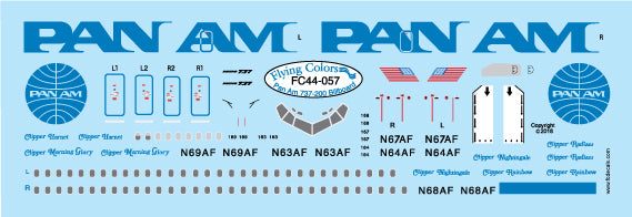 Flying Colors FC44057 1:144 Pan Am Boeing 737 Billboard Scheme