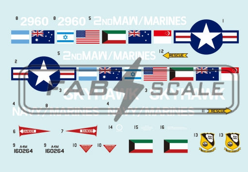 FabScale Studio FD48074 1:48 Douglas A-4M The Last SkyhawkNAWS China Lake CA 1979