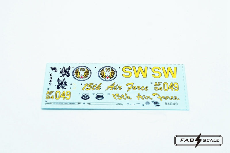 FabScale Studio FD72008 1:72 USAF Lockheed-Martin F-16C Block 50 15th AF Shaw Air Base 2023