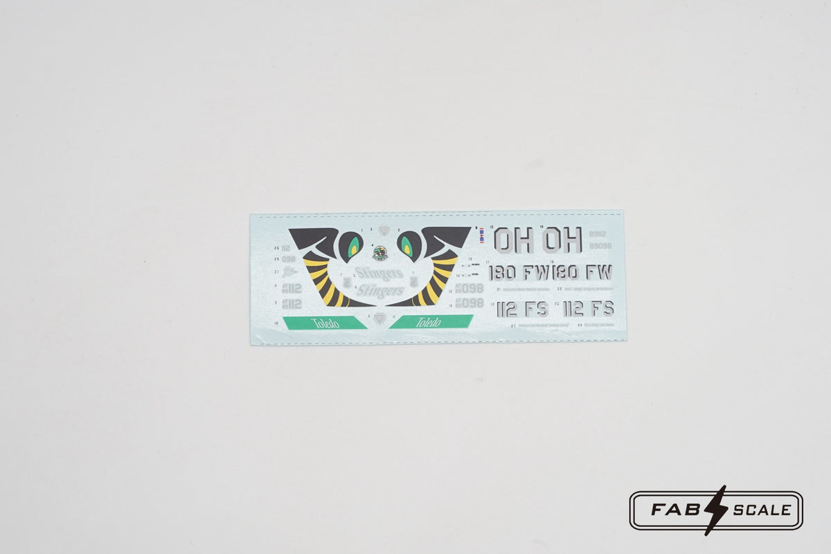 FabScale Studio FD72016 1:72 USAF F-16CM Fighting Falcon Block 42 Dark Viper 112th FS & 180th FW Toledo Express Airport 2024