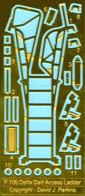 Flightpath UK FHP48207 1:48 Convair F-106A Delta Dart Ladder