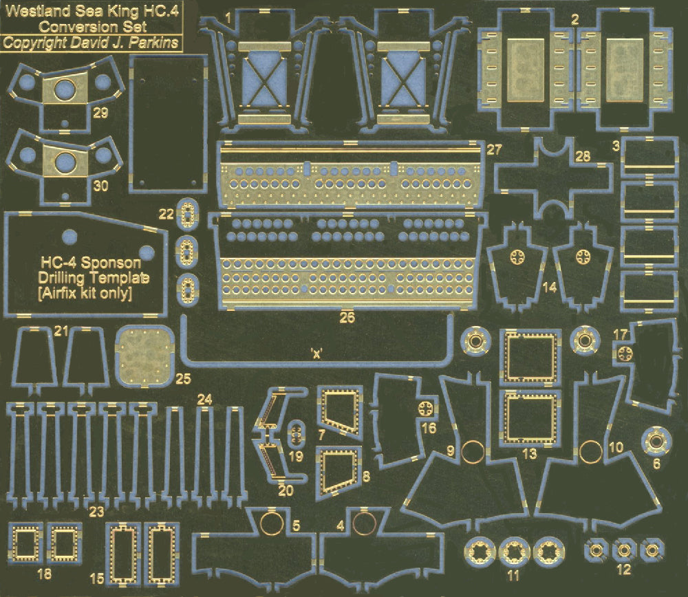 Flightpath UK 48237 1:48 Westland Sea King HC.4 'Commando' Conversion Set