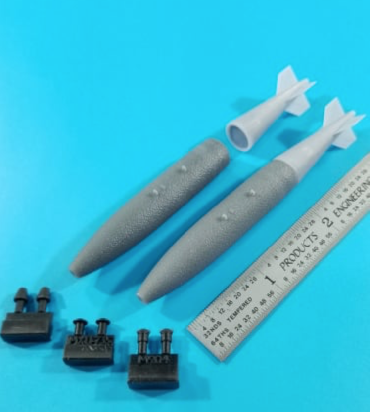 Flying Leathernecks FL32-2020 1:32 Mk-82 / BLU-111 500lb bomb with BSU-33 fin