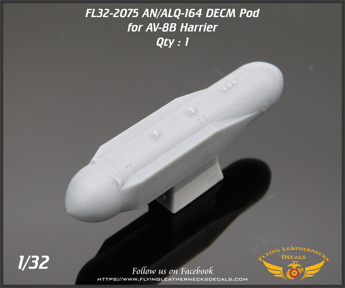 Flying Leathernecks FL32-2075 1:32 AN/ALQ-164 DECM pod for McDonnell-Douglas AV-8B Harrier