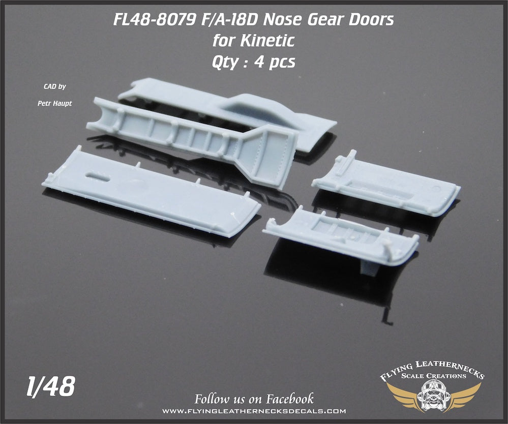 Flying Leathernecks FL48-8079 1:48 F/A-18D Hornet Nose Landing Gear Doors