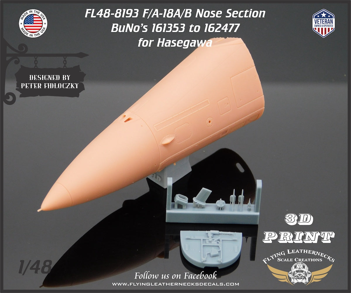 Flying Leathernecks FL48-8193 1:48 F/A-18A/B Nose BuNo 161353 to 162477