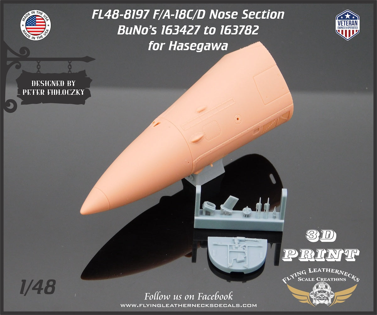 Flying Leathernecks FL48-8197 1:48 F/A-18C/D Nose BuNo 163427 to 163782