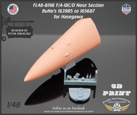 Flying Leathernecks FL48-8198 1:48 F/A-18C/D Nose BuNo 163985 to 165687