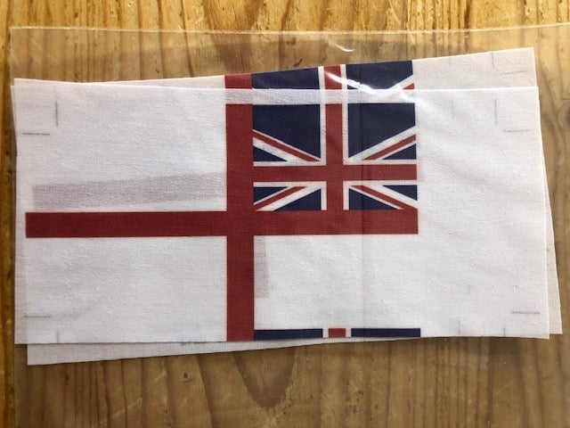 AMP Rokket FLAG04 1:35 2 x Royal Navy White Ensign 6' x 12'