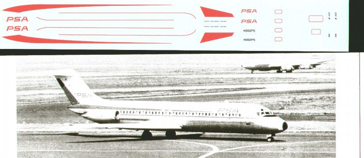 Flightpath USA A20061 1:200 Douglas DC-9-30 PSA Old Scheme