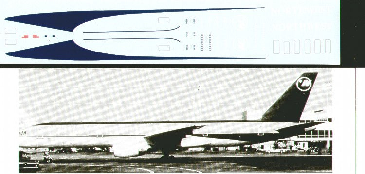Flightpath USA A20064 1:200 Boeing 757 Northwest 1995 Experimental 1995 Light Grey Scheme
