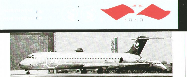 Flightpath USA A20067 1:200 Douglas DC-9-50 Northwest 1995 Experimental Dark Grey Scheme