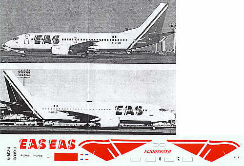 Flightpath USA A44241 1:144 Boeing 737-200 EAS FRANCE