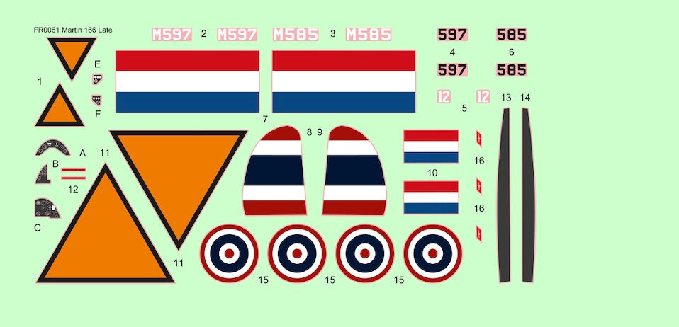 Frrom-Azur FR0061 1:72 Martin Type 166 Late