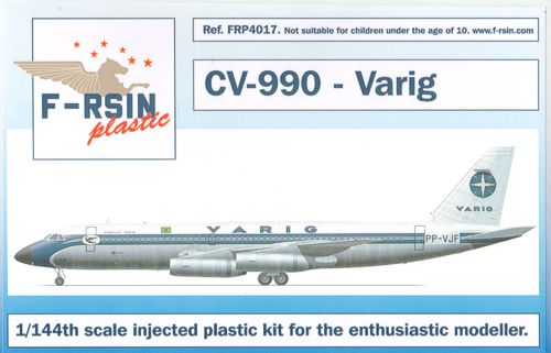 F-rsin Plastic P4017 1:144 Convair CV-990 Decals Varig