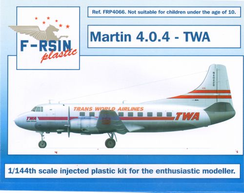 F-rsin Plastic P4066 1:144 Martin 404 - TWA