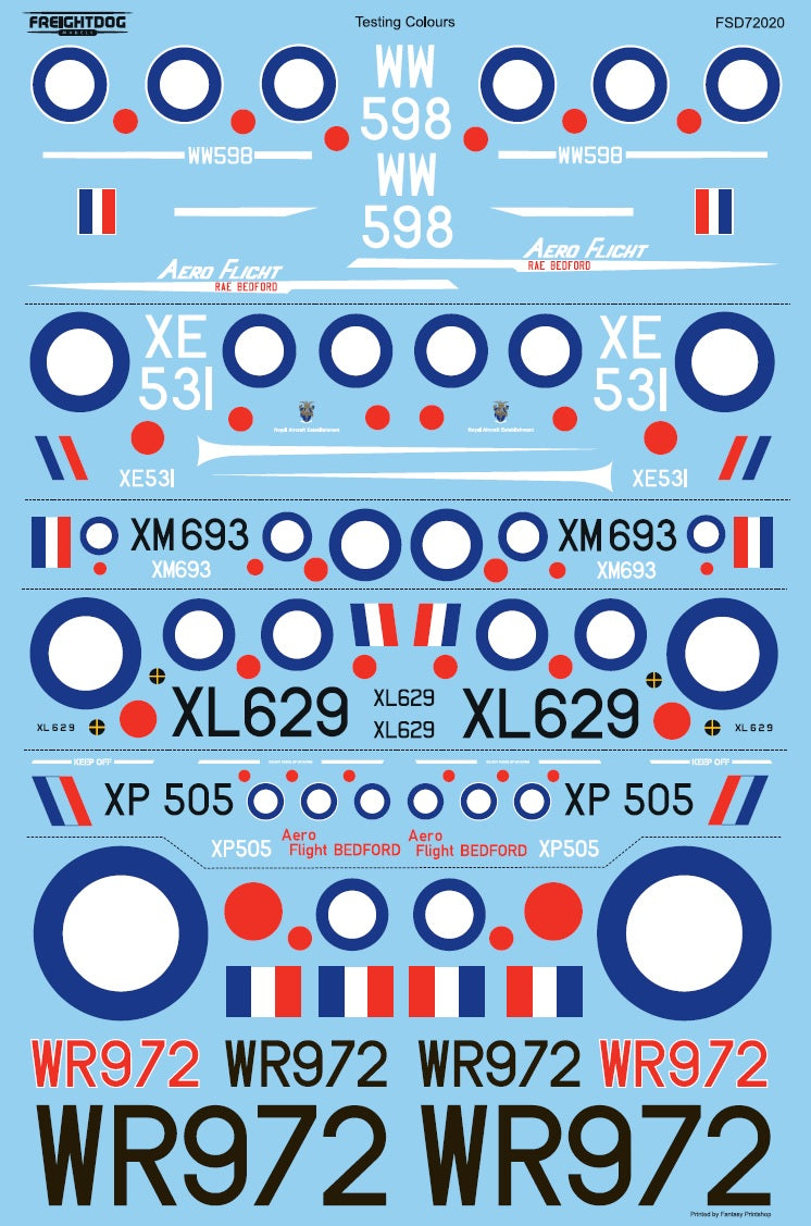 Freightdog D72020 1:72 British Testing Colours
