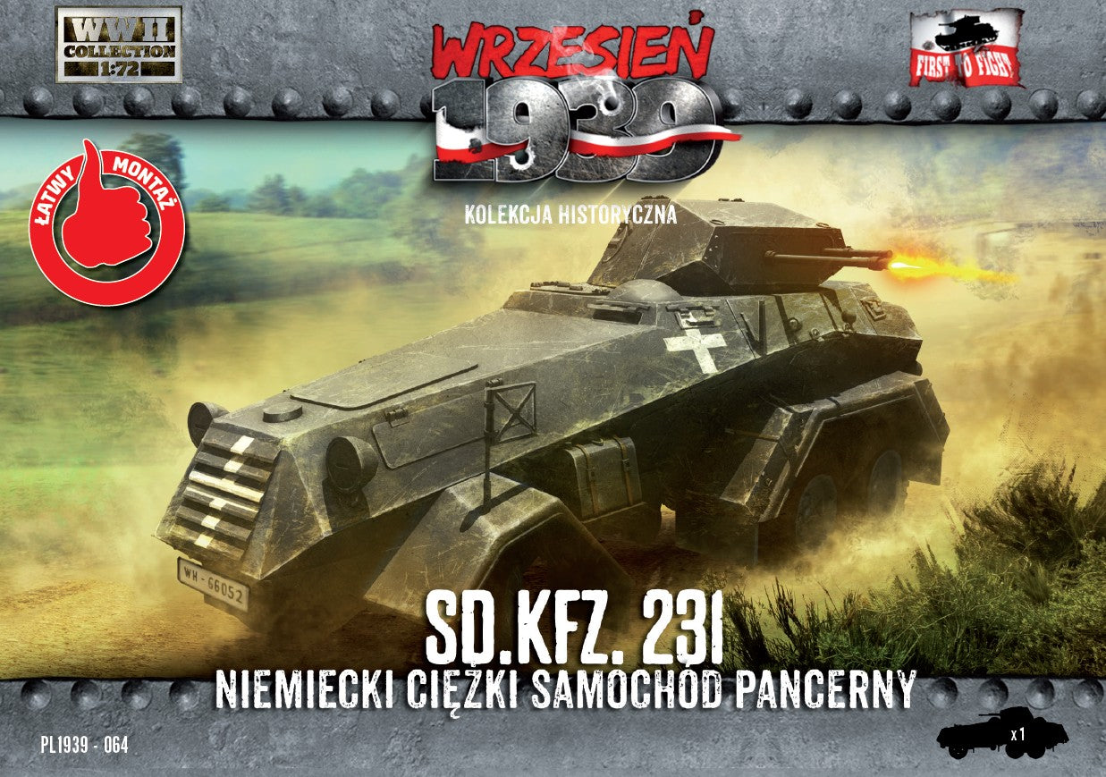 First To Fight Kits 064 1:72 German Sd.Kfz.231 Heavy Armored Car