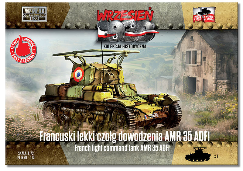 First To Fight Kits 113 1:72 French light command tank AMR 35 ADF1