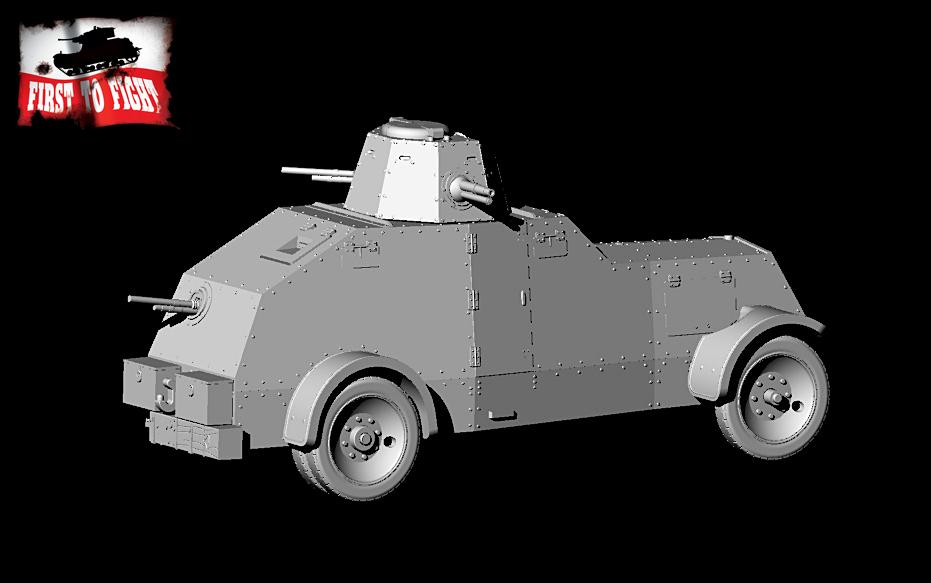 First To Fight Kits 133 1:72 Polish armoured car model 29