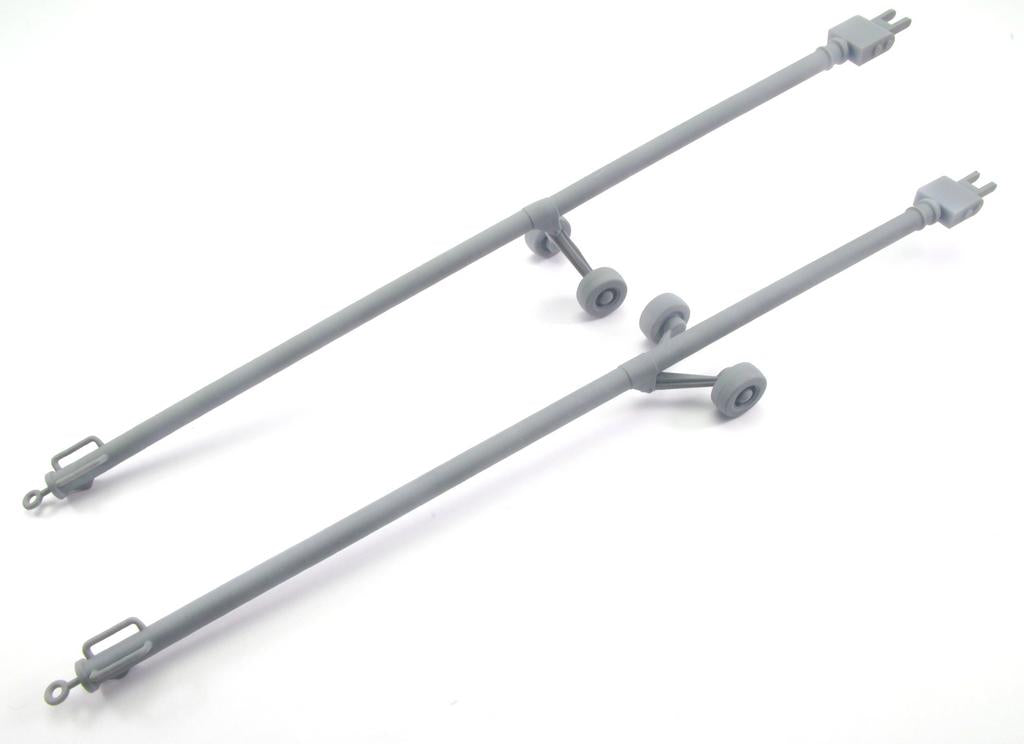AIM - Ground Equipment GE32078 1:32 Eurofighter Typhoon tow bars ' two-pack, with wheels up and down