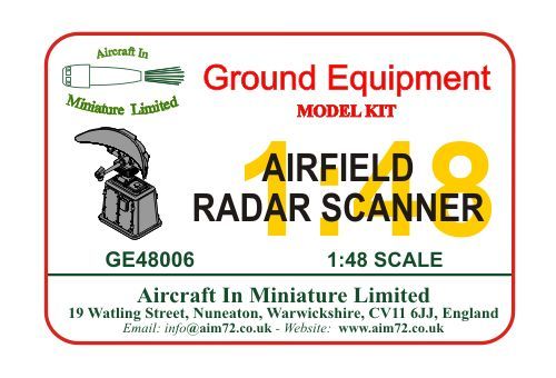 AIM - Ground Equipment GE48006 1:48 Airfield radar scanner