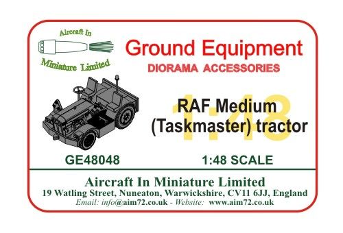 AIM - Ground Equipment GE48048 1:48 RAF Medium (Taskmaster) tractor