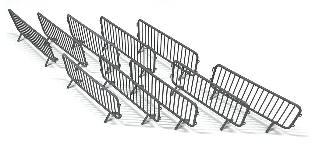 AIM - Ground Equipment GE48123 1:48 Crowd Control Barriers A set of ten barriers,