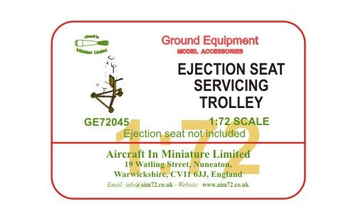 AIM - Ground Equipment GE72045 1:72 Ejection Seat Servicing Trolley.