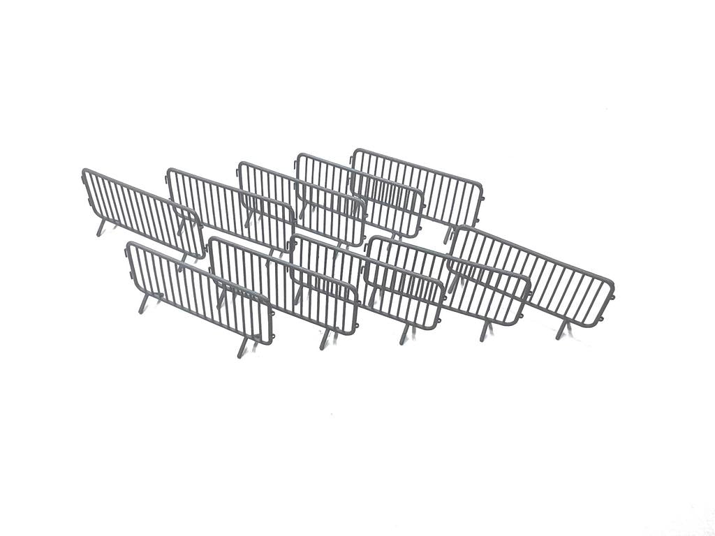 AIM - Ground Equipment GE72123 1:72 Crowd Control Barriers (pack of 10 each one is 30mm long) 3D-Printed