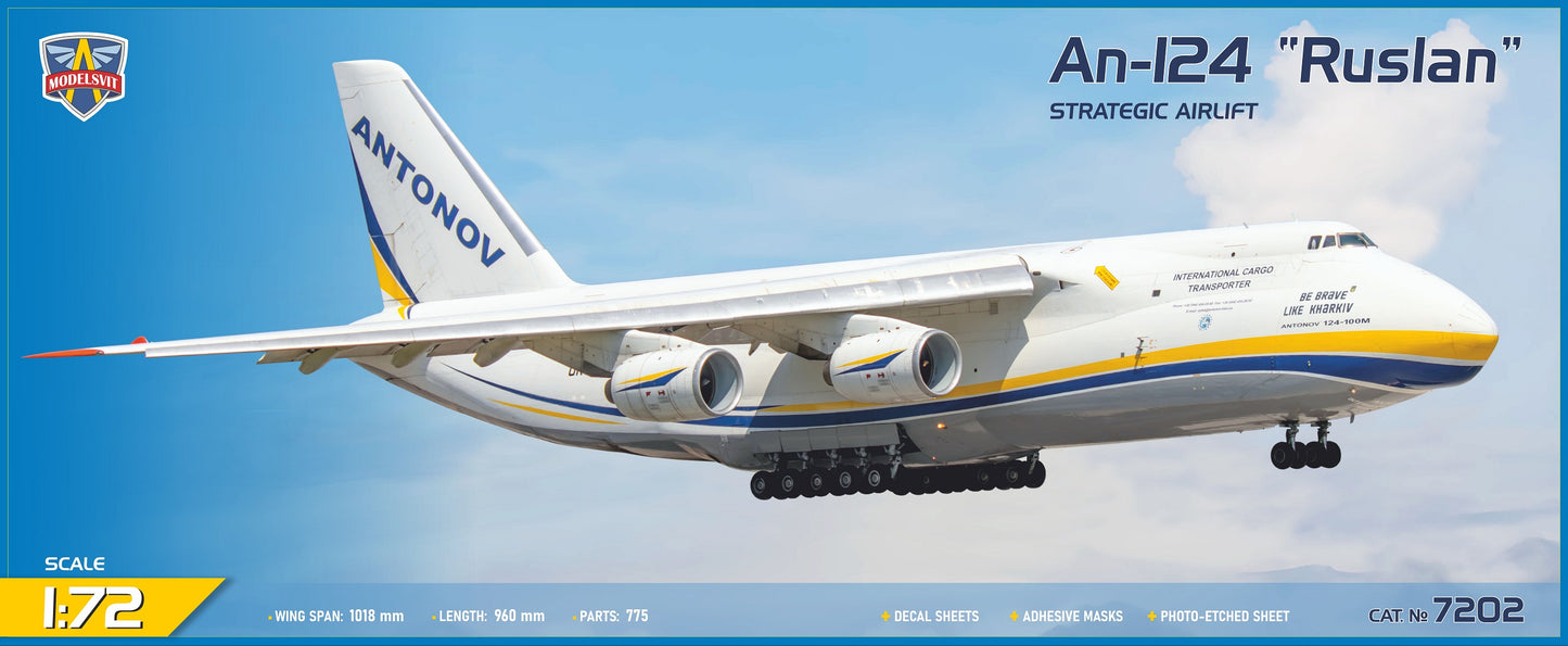 Modelsvit 7202 1:72 Antonov An-124 'Ruslan' GIANT SERIES
