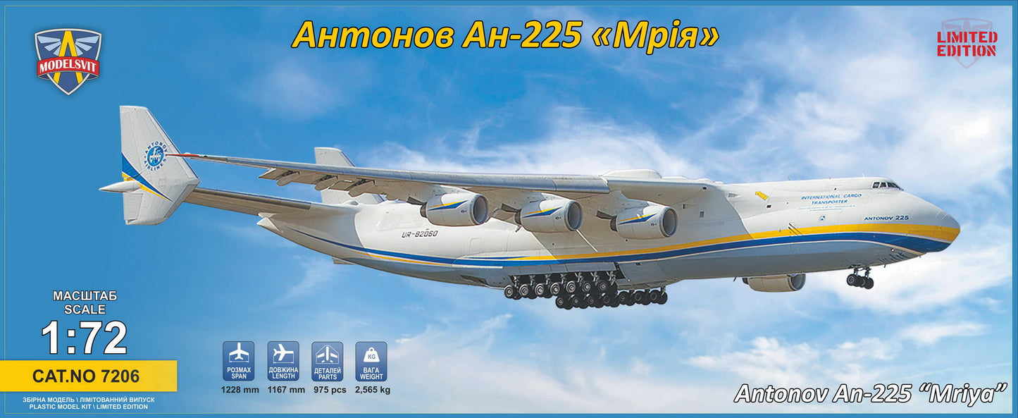 Modelsvit GIANT7206 1:72 Antonov An-225 'Mriya'