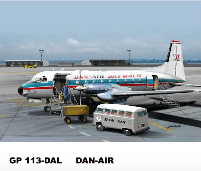 Mach 2 GP113DAL 1:72 Hawker-Siddeley HS.748 DAN AIR SKYWAYS