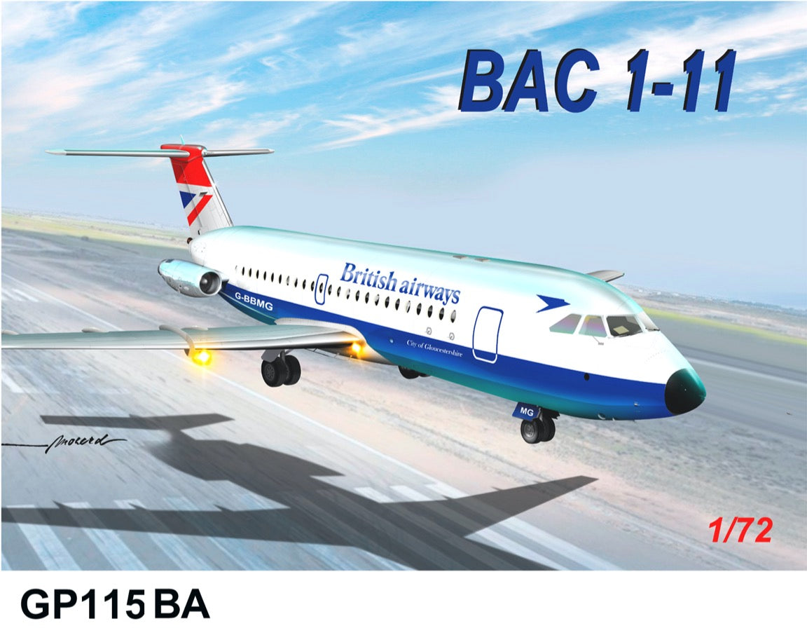 Mach 2 GP115BA 1:72 BAC 1-11 British Airways